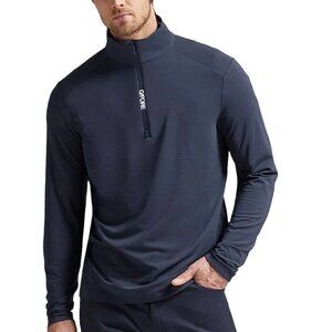 NWT!! G/Fore Brushed Back Tech Quarter Zip Golf Pullover Twilight - S